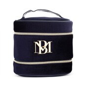 Wholesale - NAVY VELVET RECTANGLE TRAIN CASE, UPC: BMCB037284